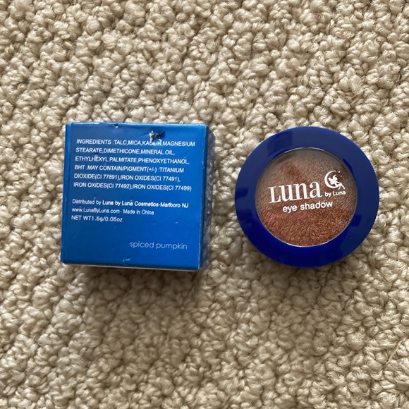NEW Luna by Luna Eye Shadow Shimmer Spiced Pumpkin Pressed Powder 0.05 oz 1.5 g - Picture 3 of 8